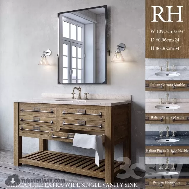 3DSKYFREE – BATHROOM 3DS MAX MODELS