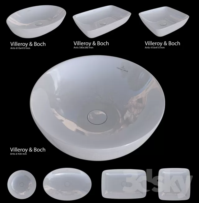 3DSKYFREE – BATHROOM 3DS MAX MODELS