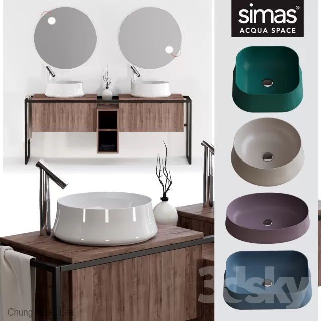 3DSKYFREE – BATHROOM 3DS MAX MODELS