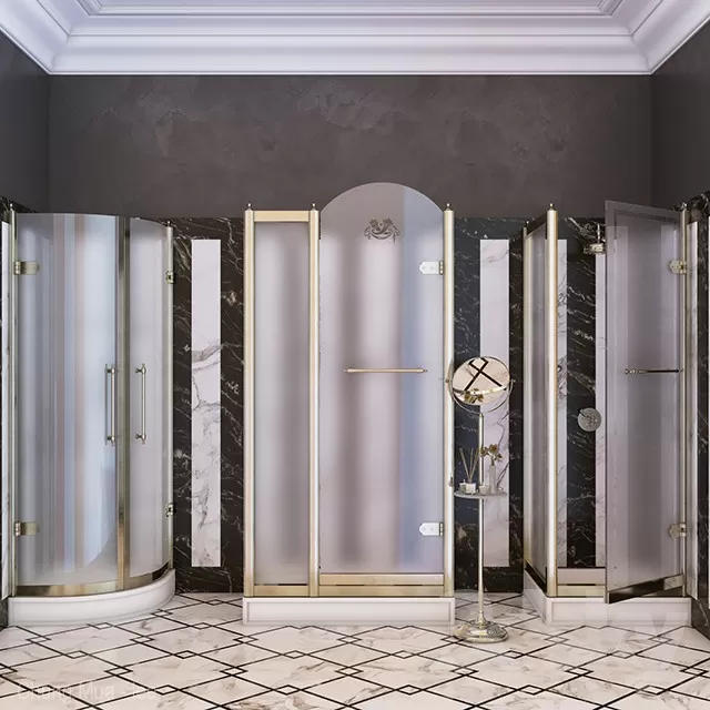 3DSKYFREE – BATHROOM - BATH CUBICLE 3DS MAX MODELS