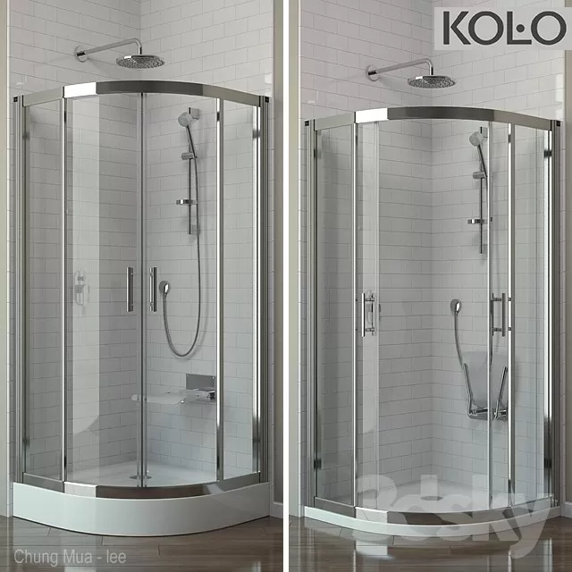 3DSKYFREE – BATHROOM - BATH CUBICLE 3DS MAX MODELS