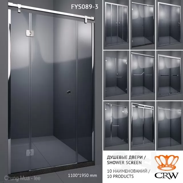 3DSKYFREE – BATHROOM - BATH CUBICLE 3DS MAX MODELS
