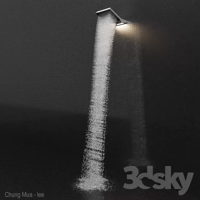 3DSKYFREE – BATHROOM - BATH CUBICLE 3DS MAX MODELS