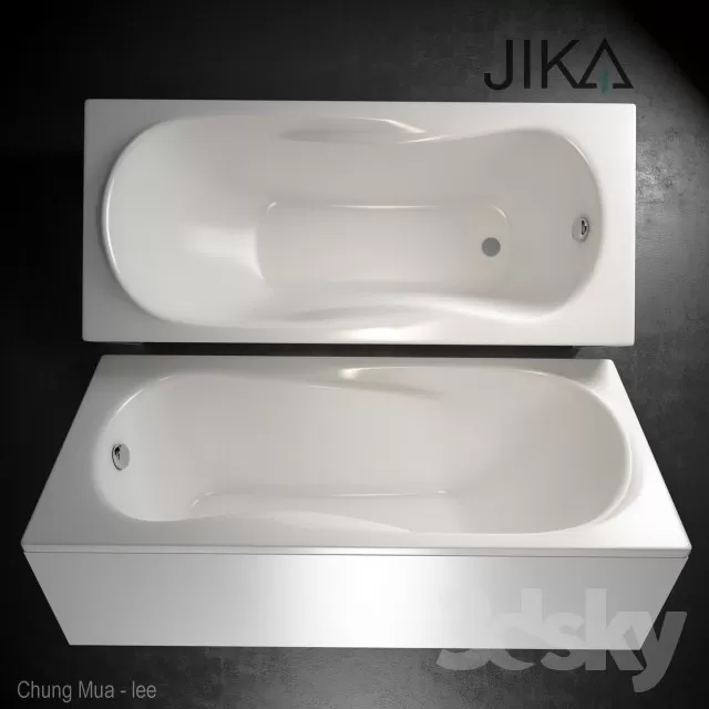 3DSKYFREE – BATHROOM - BATHTUB 3DS MAX MODELS
