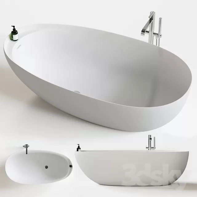 3DSKYFREE – BATHROOM - BATHTUB 3DS MAX MODELS