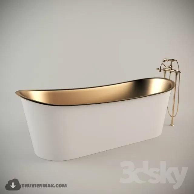 3DSKYFREE – BATHROOM - BATHTUB 3DS MAX MODELS