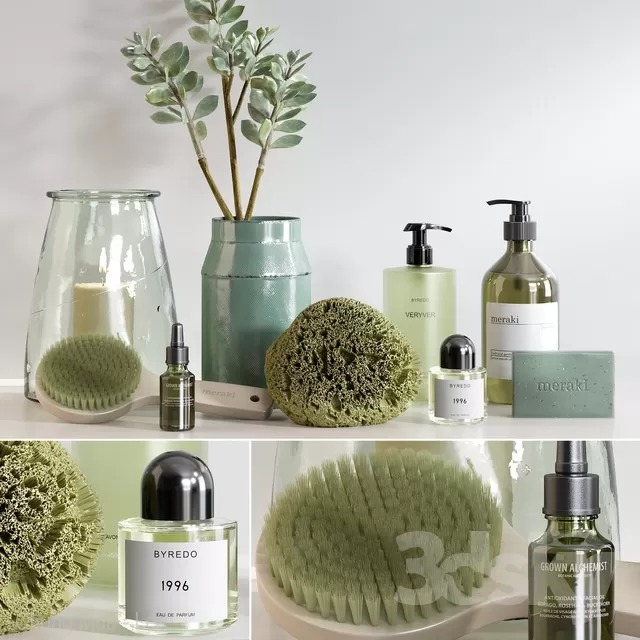 3DSKYFREE – BATHROOM - DECOR 3DS MAX MODELS