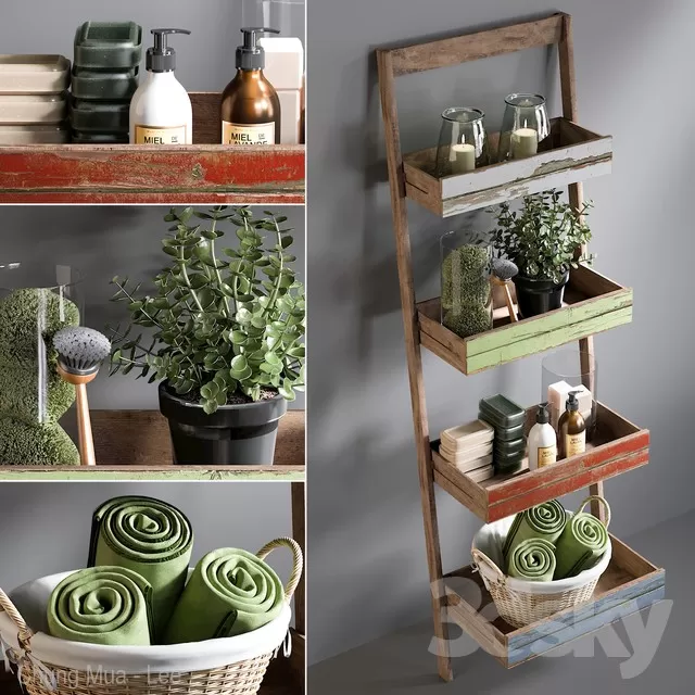 3DSKYFREE – BATHROOM - DECOR 3DS MAX MODELS