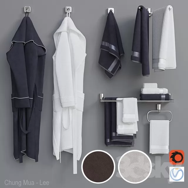 3DSKYFREE – BATHROOM - DECOR 3DS MAX MODELS