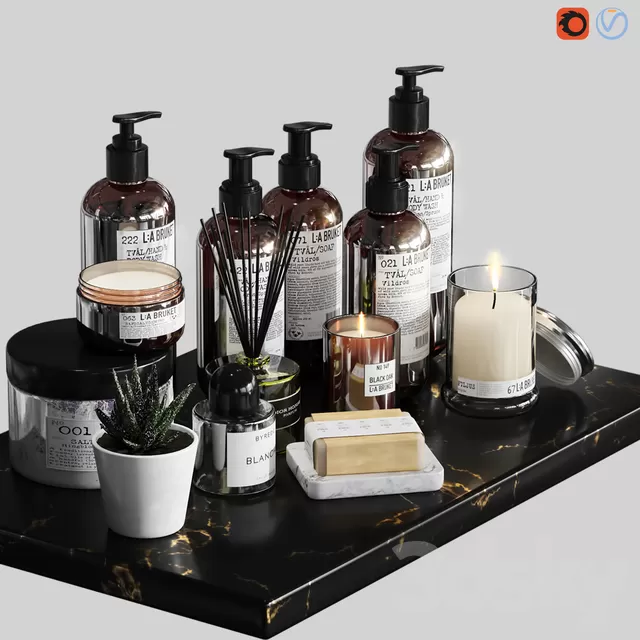 3DSKYFREE – BATHROOM - DECOR 3DS MAX MODELS