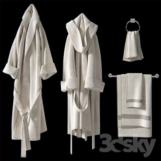 3DSKYFREE – BATHROOM - DECOR 3DS MAX MODELS