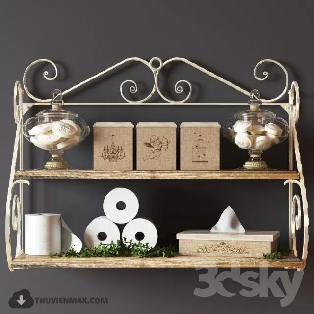 3DSKYFREE – BATHROOM - DECOR 3DS MAX MODELS