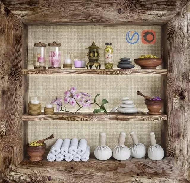 3DSKYFREE – BATHROOM - DECOR 3DS MAX MODELS