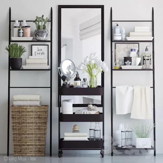 3DSKYFREE – BATHROOM - DECOR 3DS MAX MODELS