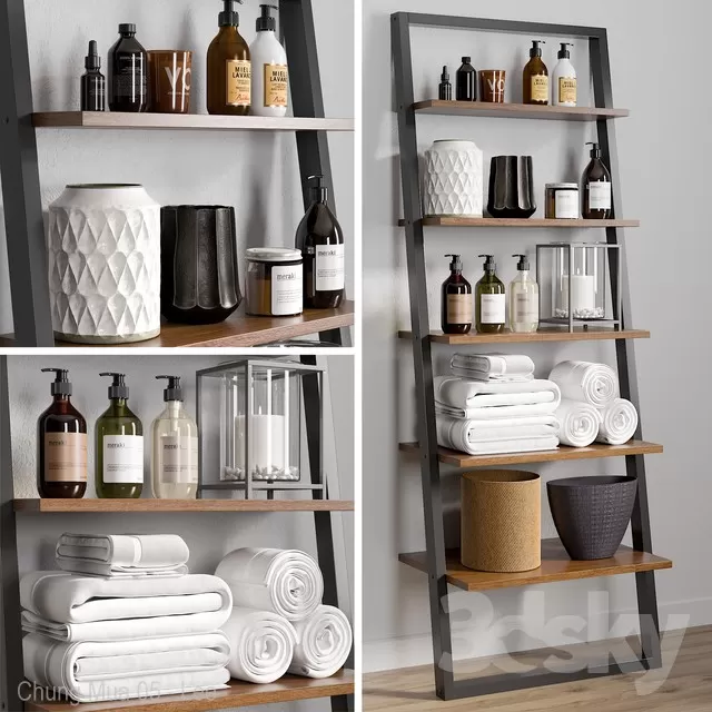 3DSKYFREE – BATHROOM - DECOR 3DS MAX MODELS