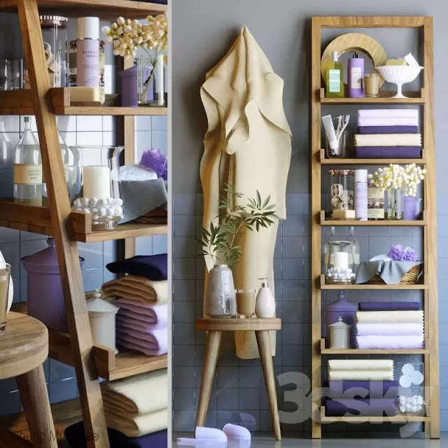 3DSKYFREE – BATHROOM - DECOR 3DS MAX MODELS