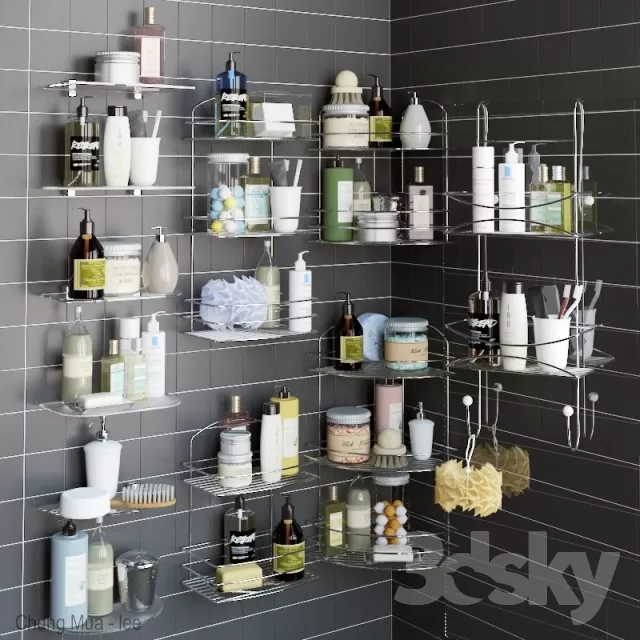 3DSKYFREE – BATHROOM - DECOR 3DS MAX MODELS