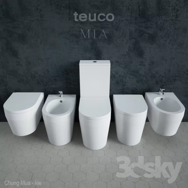 3DSKYFREE – BATHROOM - TOILET 3DS MAX MODELS