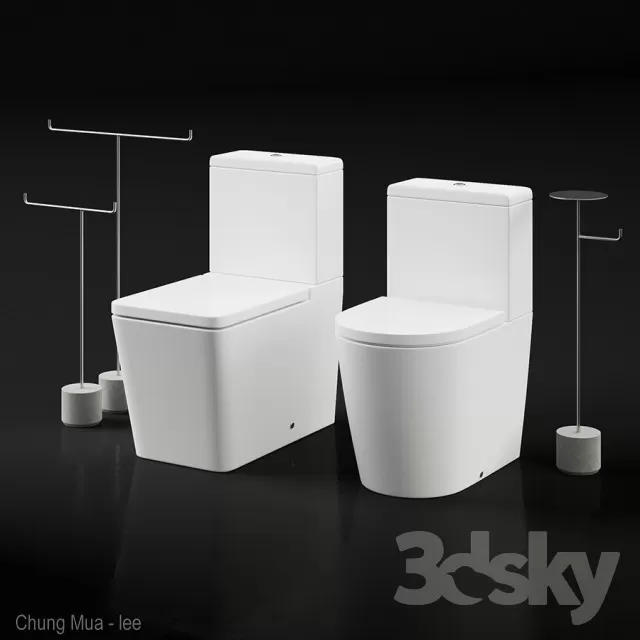 BATHROOM - TOILET 3D MODELS