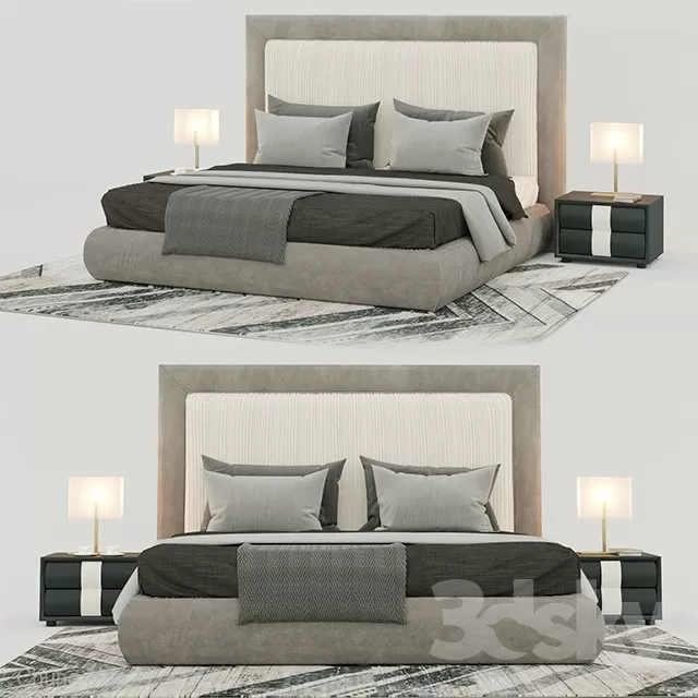 3DSKYFREE – BED 3DS MAX MODELS