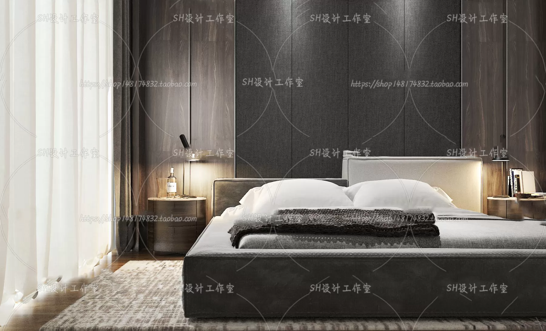 3DSKYFREE – BED 3DS MAX MODELS