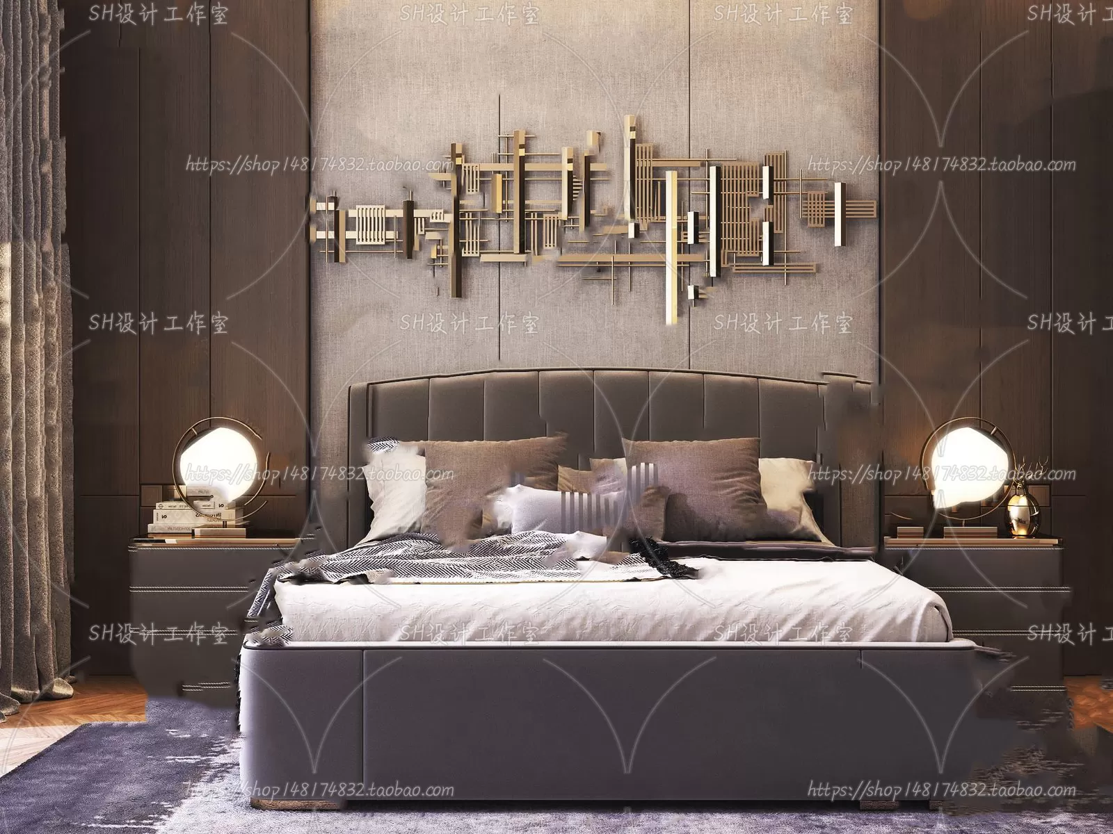 3DSKYFREE – BED 3DS MAX MODELS