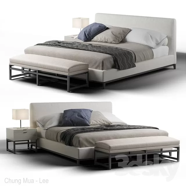 3DSKYFREE – BED 3DS MAX MODELS