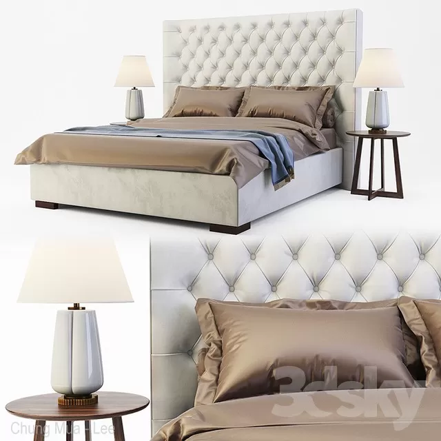 3DSKYFREE – BED 3DS MAX MODELS