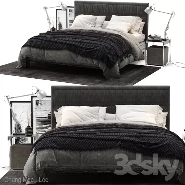 3DSKYFREE – BED 3DS MAX MODELS