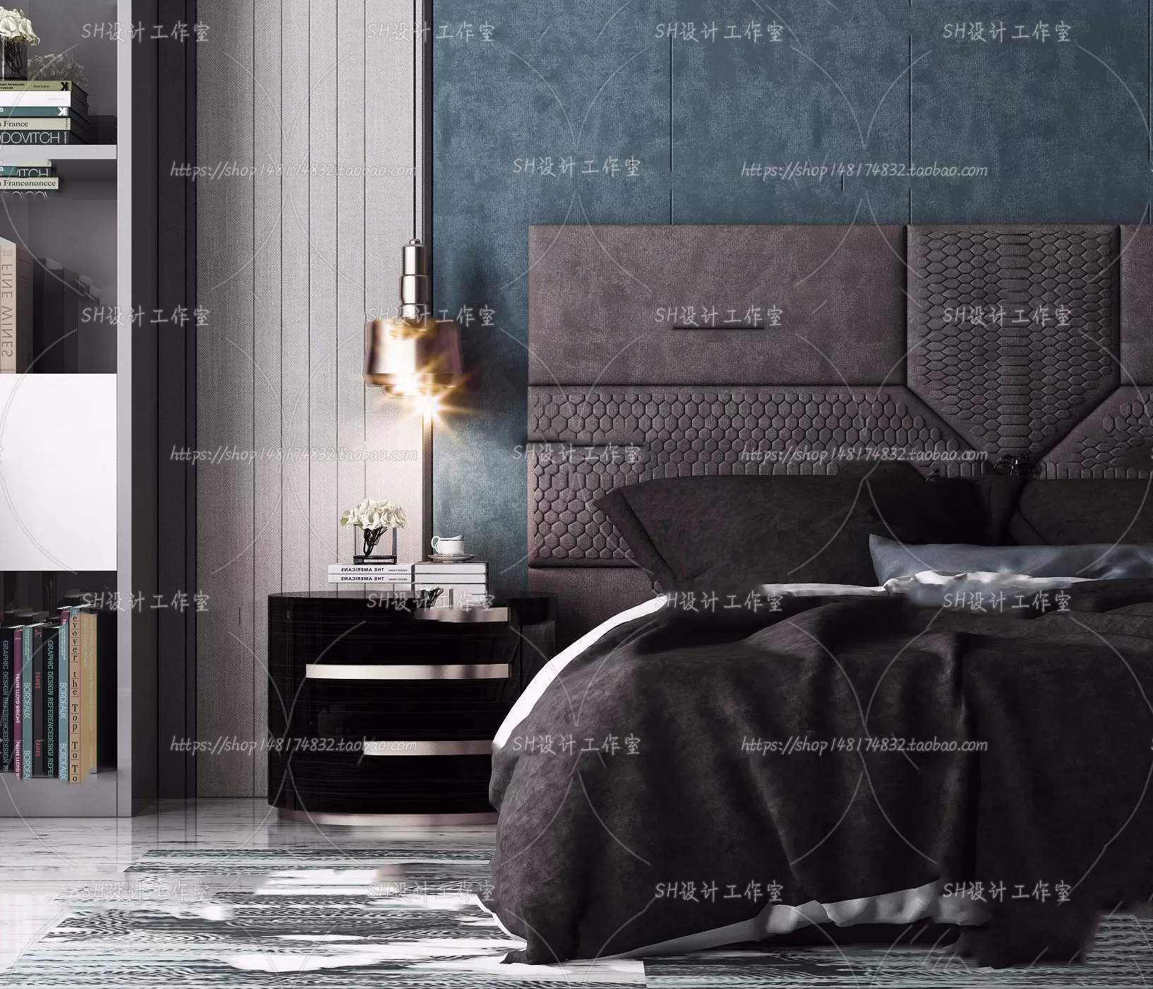 3DSKYFREE – BED 3DS MAX MODELS