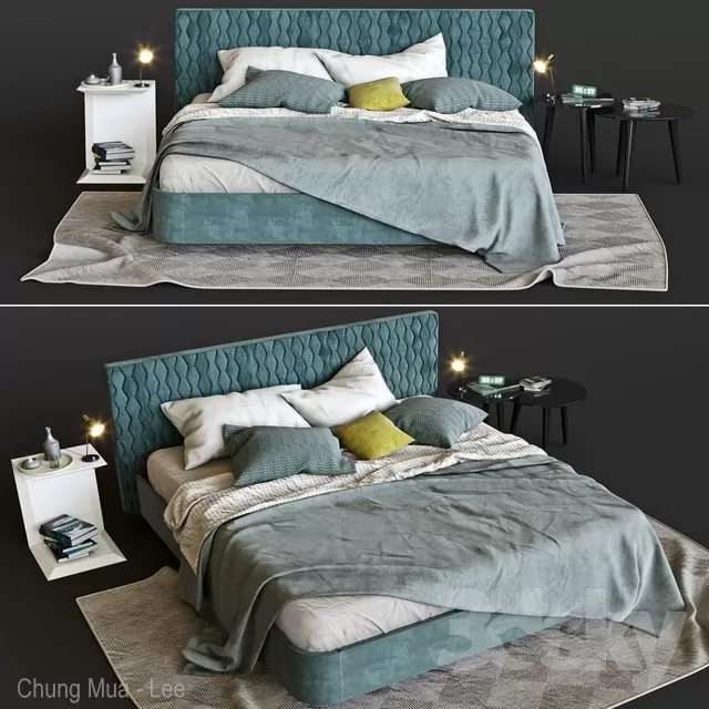 3DSKYFREE – BED 3DS MAX MODELS