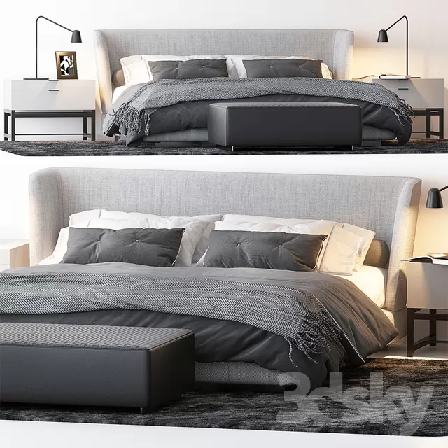 3DSKYFREE – BED 3DS MAX MODELS