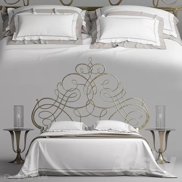 3DSKYFREE – BED 3DS MAX MODELS