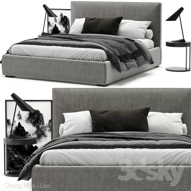 3DSKYFREE – BED 3DS MAX MODELS