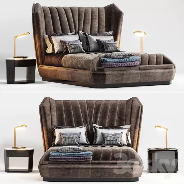 3DSKYFREE – BED 3DS MAX MODELS