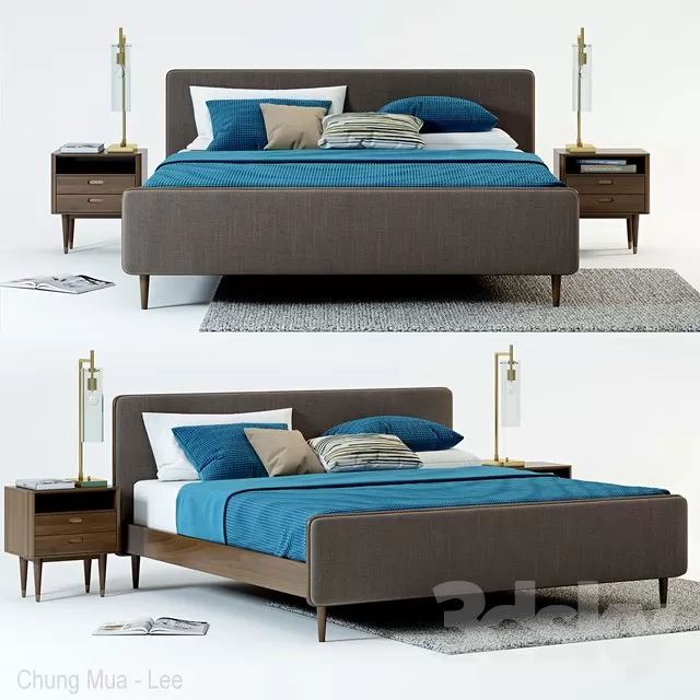 3DSKYFREE – BED 3DS MAX MODELS