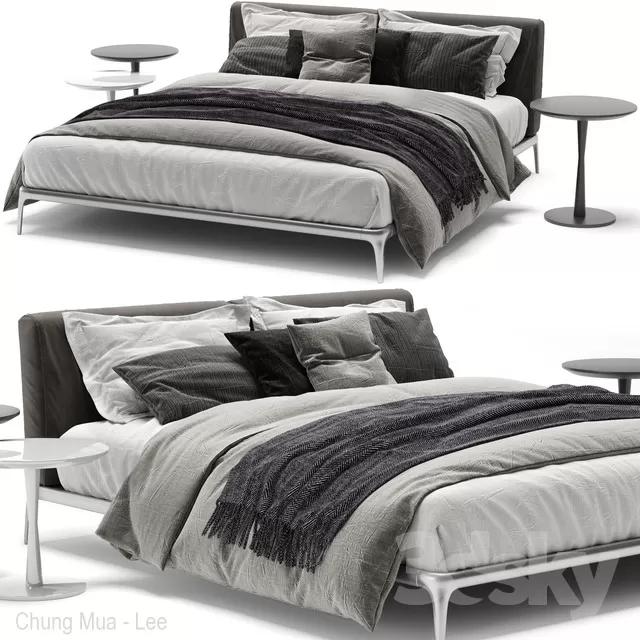 3DSKYFREE – BED 3DS MAX MODELS