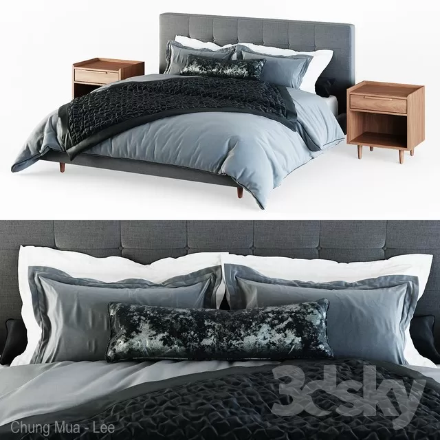 3DSKYFREE – BED 3DS MAX MODELS