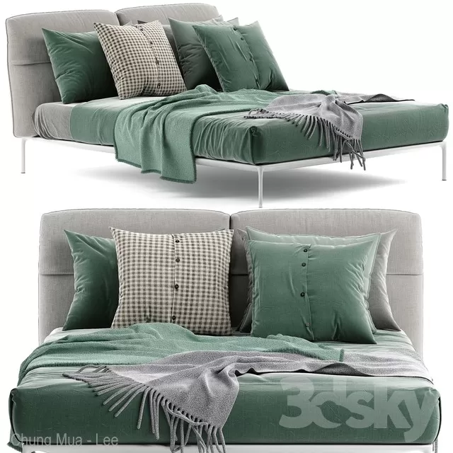 3DSKYFREE – BED 3DS MAX MODELS