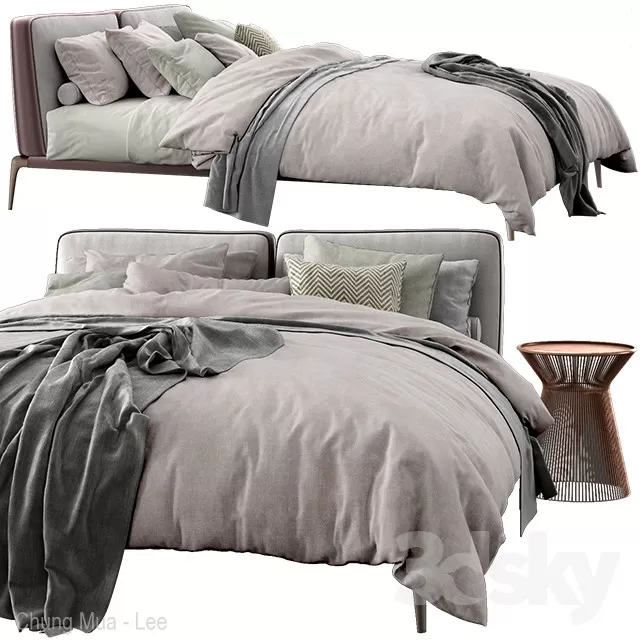 3DSKYFREE – BED 3DS MAX MODELS