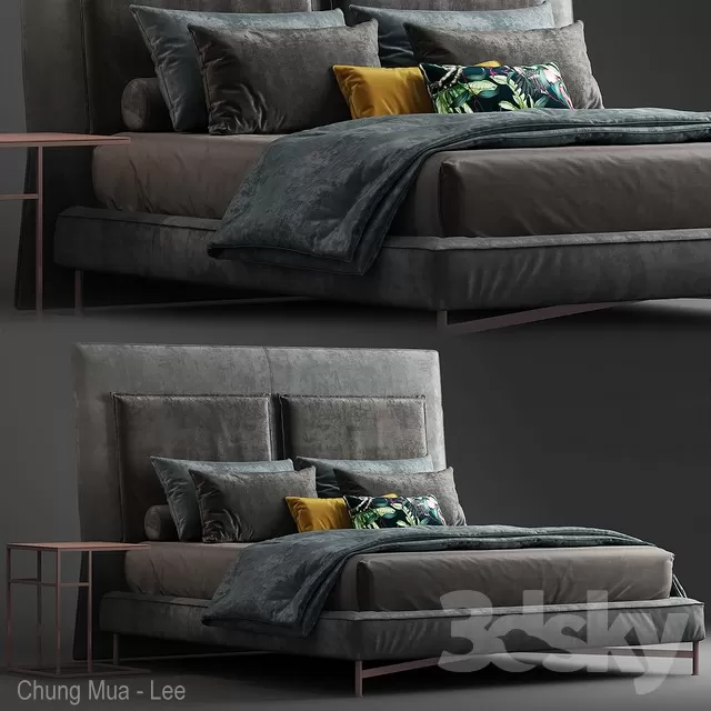 3DSKYFREE – BED 3DS MAX MODELS