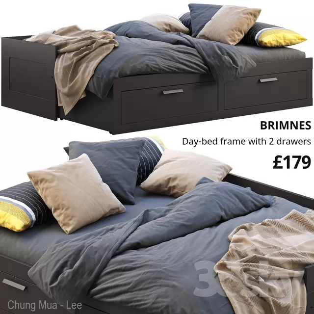 3DSKYFREE – BED 3DS MAX MODELS