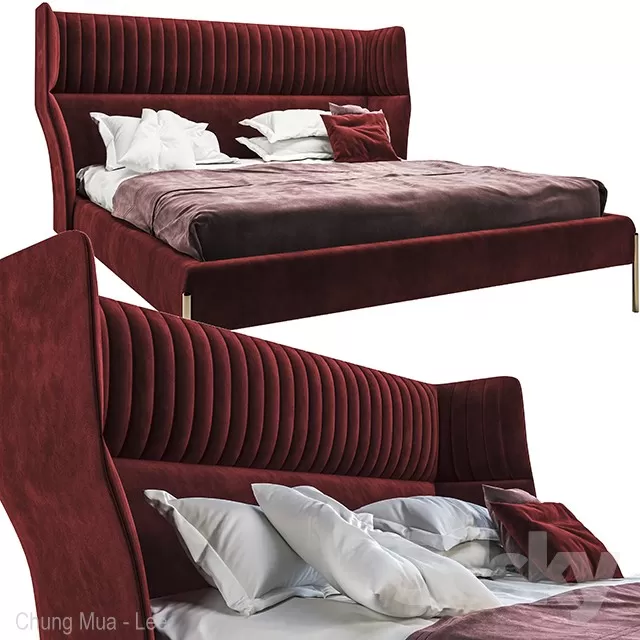 3DSKYFREE – BED 3DS MAX MODELS