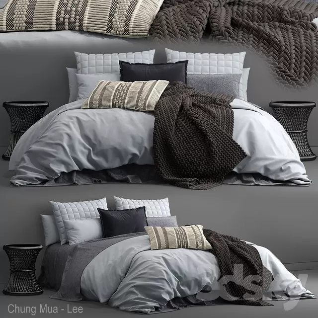 3DSKYFREE – BED 3DS MAX MODELS
