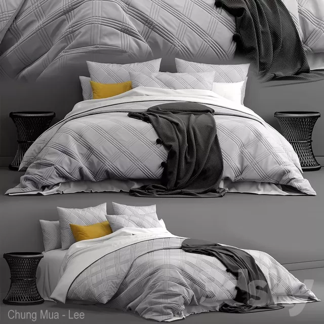 3DSKYFREE – BED 3DS MAX MODELS