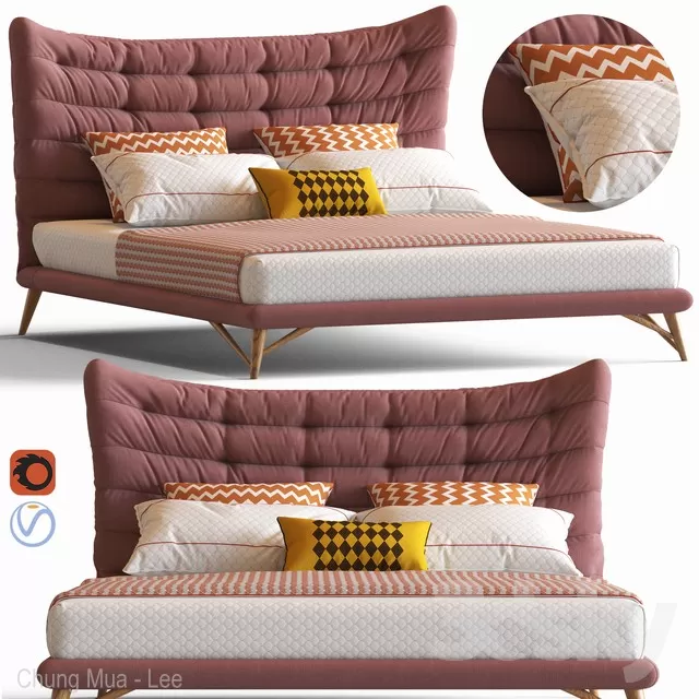 3DSKYFREE – BED 3DS MAX MODELS