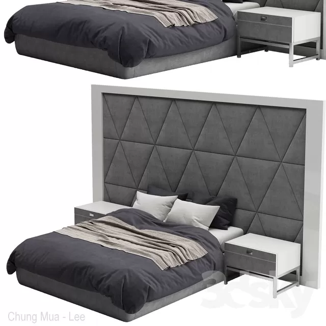 3DSKYFREE – BED 3DS MAX MODELS