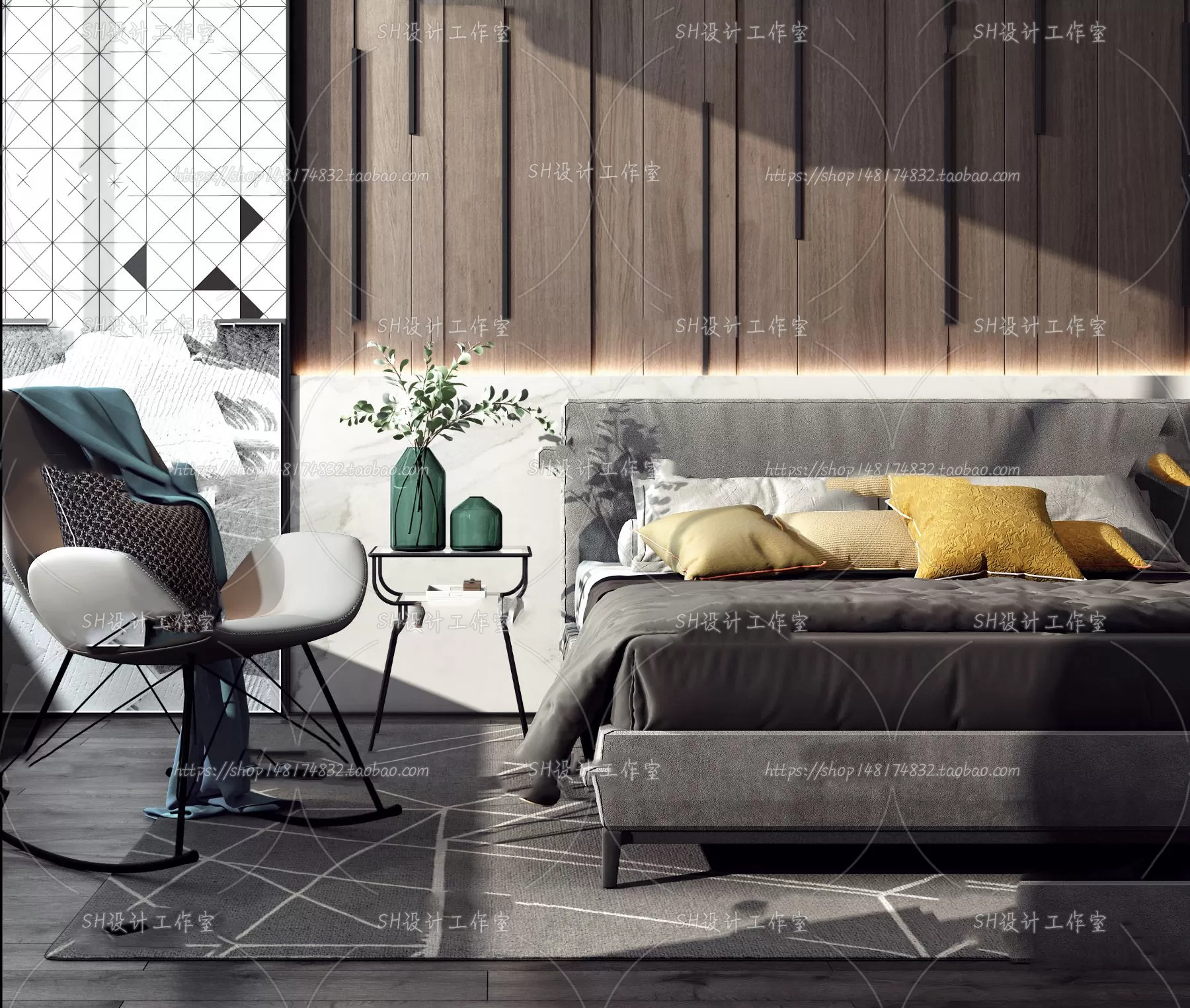 3DSKYFREE – BED 3DS MAX MODELS