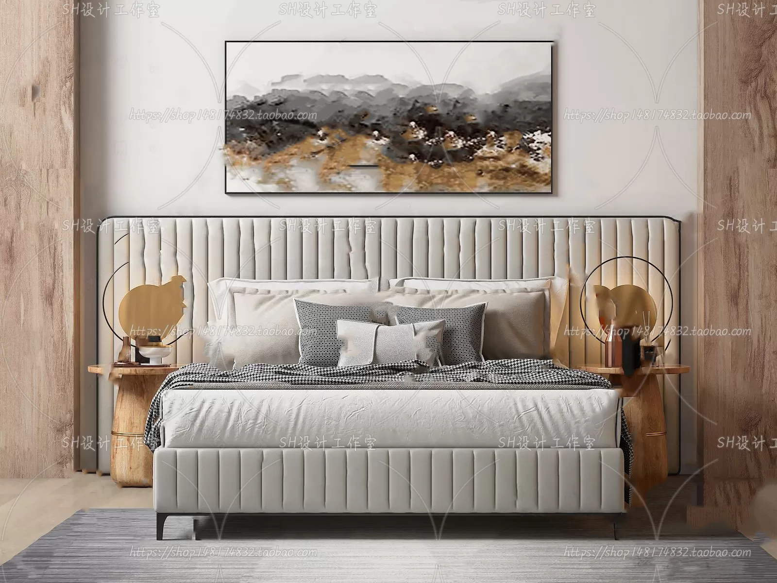 3DSKYFREE – BED 3DS MAX MODELS