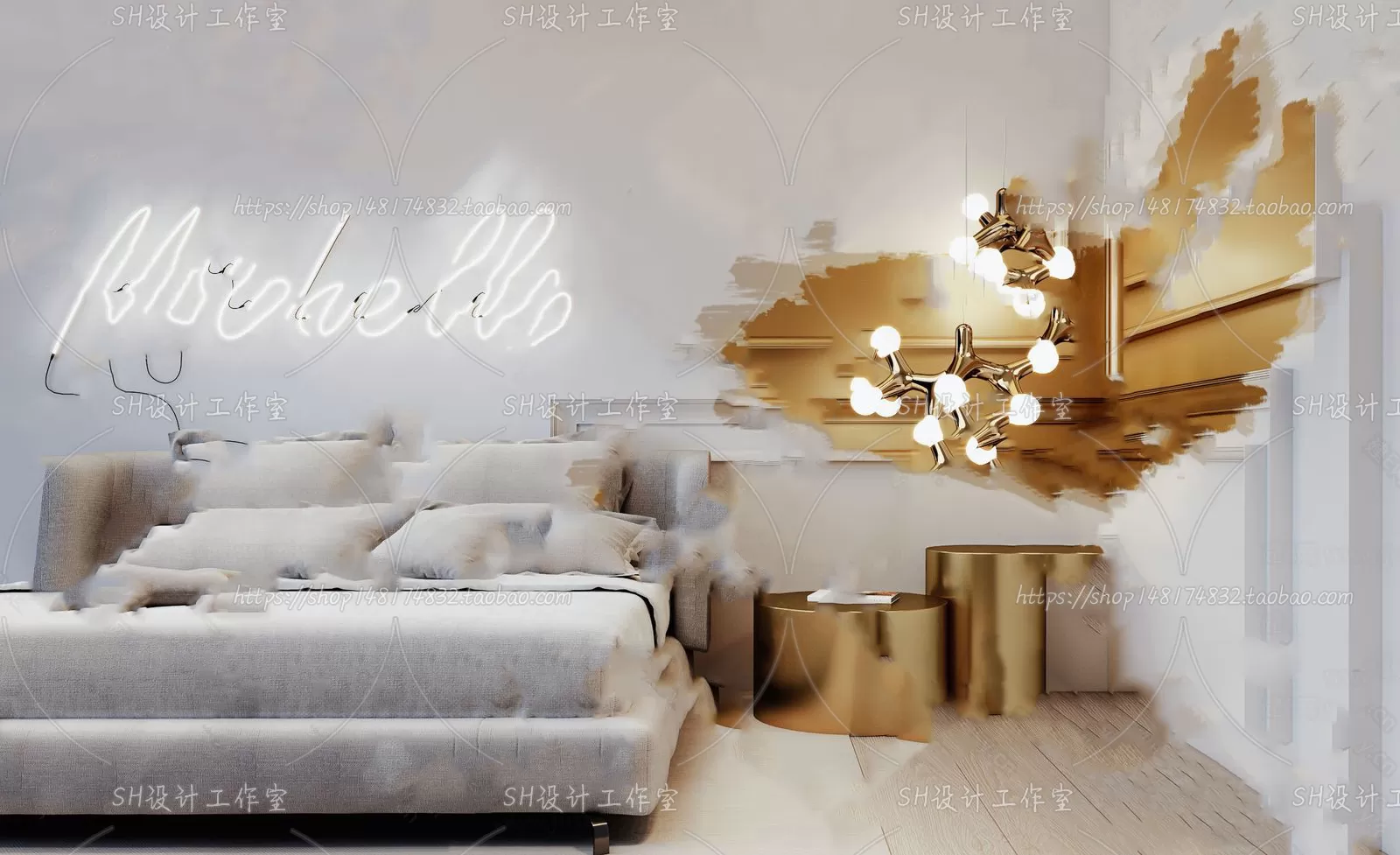 3DSKYFREE – BED 3DS MAX MODELS